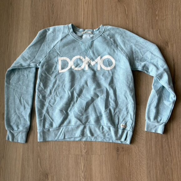 Marine Layer Tops - ** Marine Layer Women's Light Blue DOMO Pullover Sweatshirt Medium